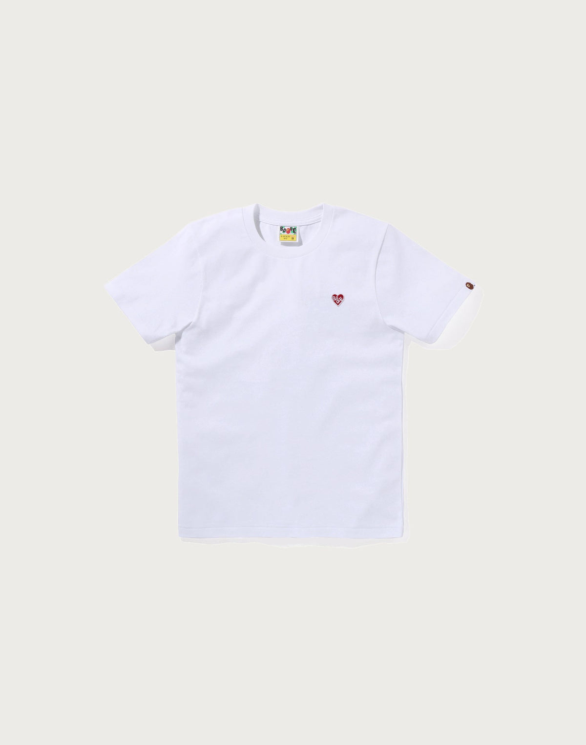 BAPE HEART ONE POINT TEE LADIES