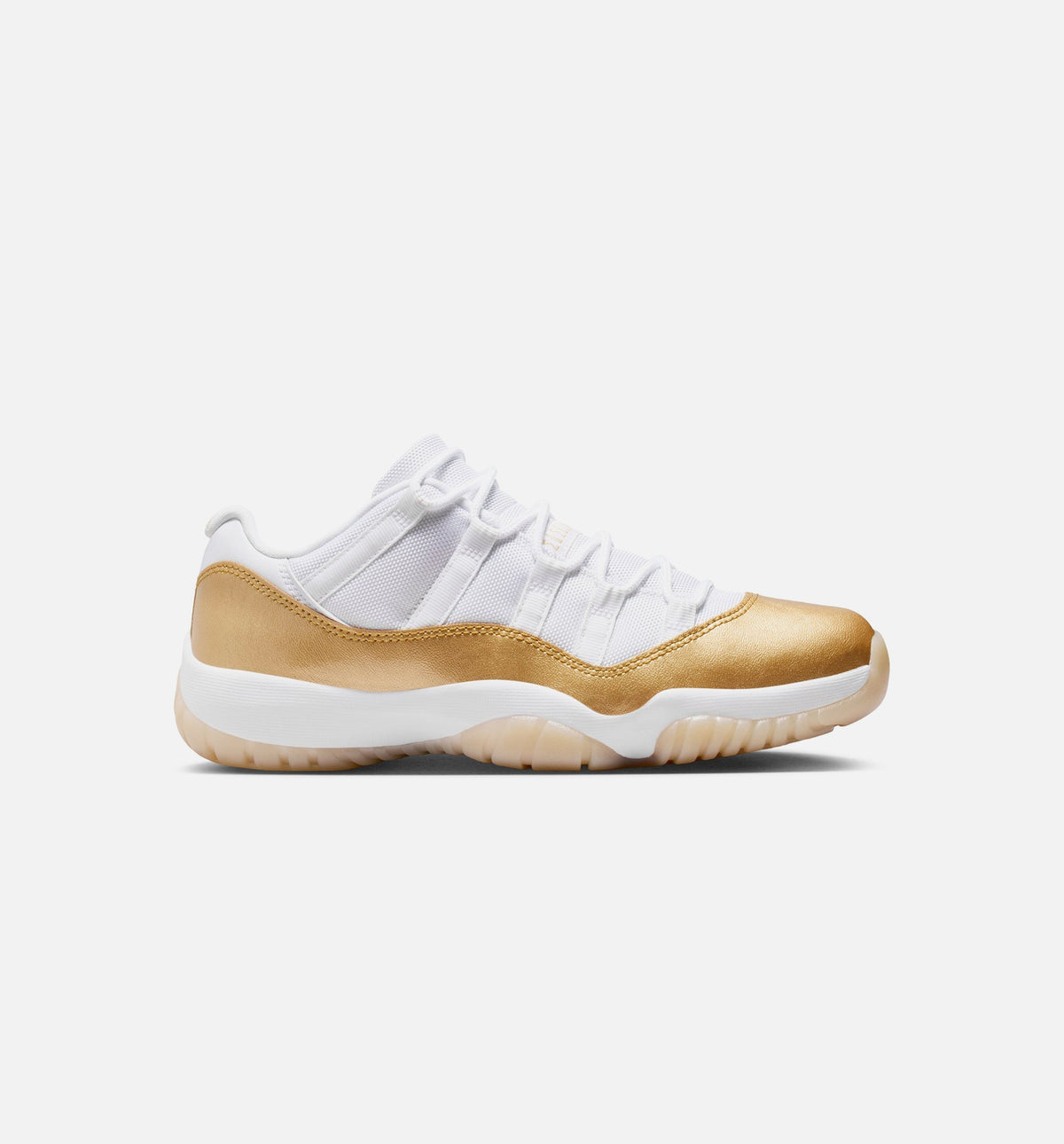 Air Jordan 11 Retro Low Mother's Day Women's Sneakers - White/Metallic Gold/Team Gold