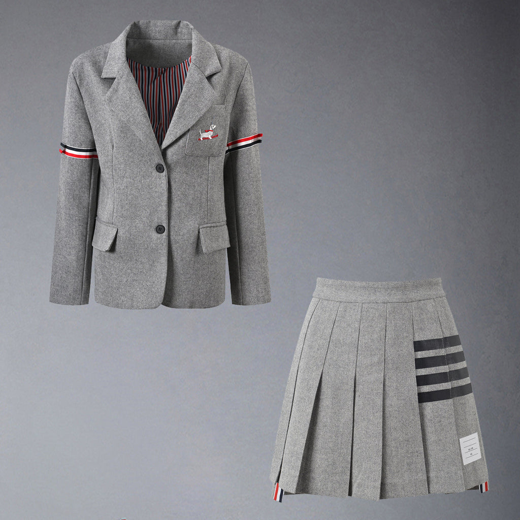 Women's Blazer and Pleated Skirt Set | Thom Browne