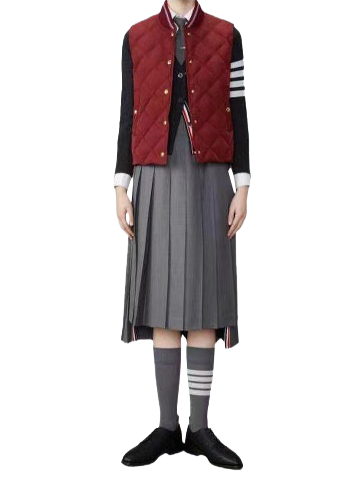 Unisex sleeveless vest jacket | Thom Browne