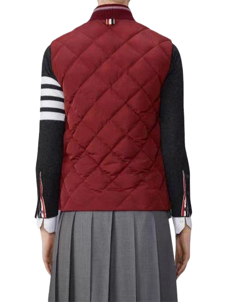 Unisex sleeveless vest jacket | Thom Browne