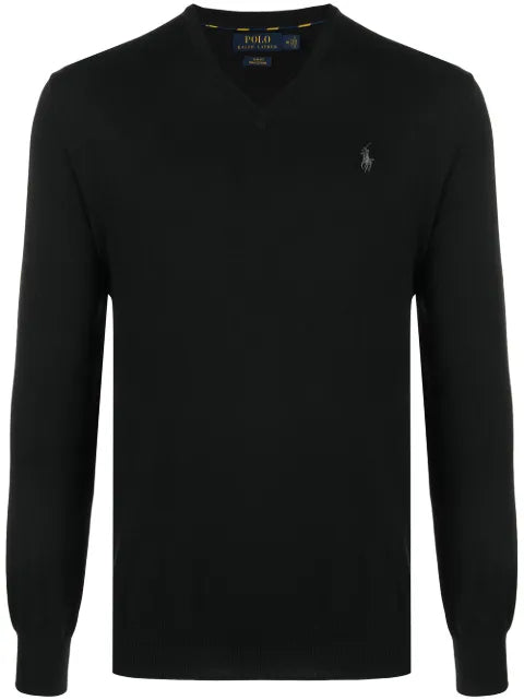 Polo Ralph Lauren logo embroidered cotton jumper