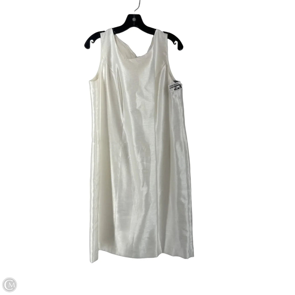 Dress Work By Jones Studio In White, Size: 14
