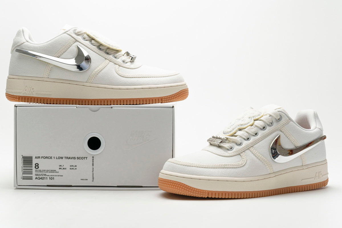 Air Force 1 Low Travis Scott Sail Reps Sneaker AQ4211-101