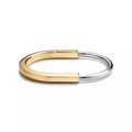 TIFFANY LOCK BRACELET YELLOW AND WHITE GOLD