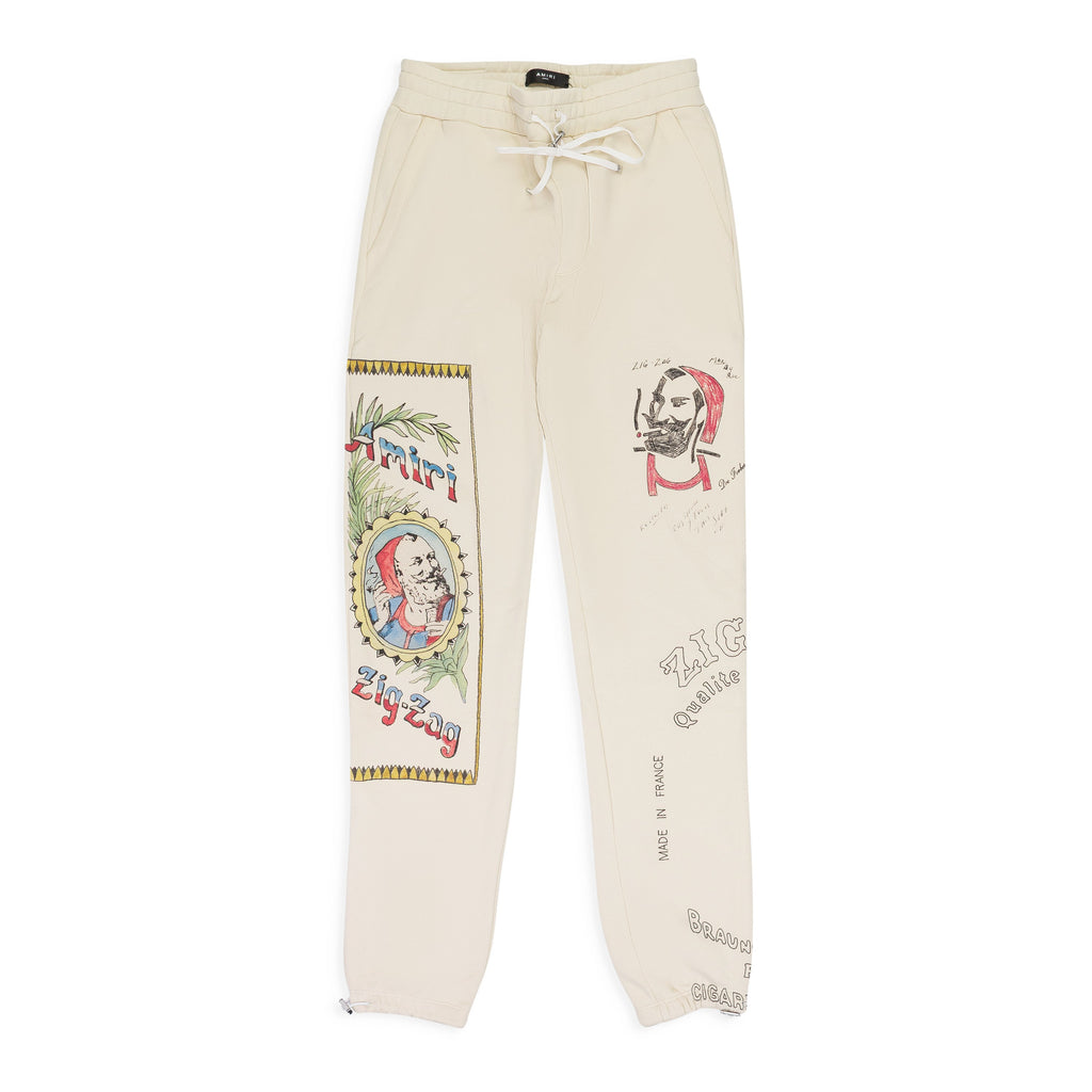 Almond Zig Zag Sketch Sweatpants