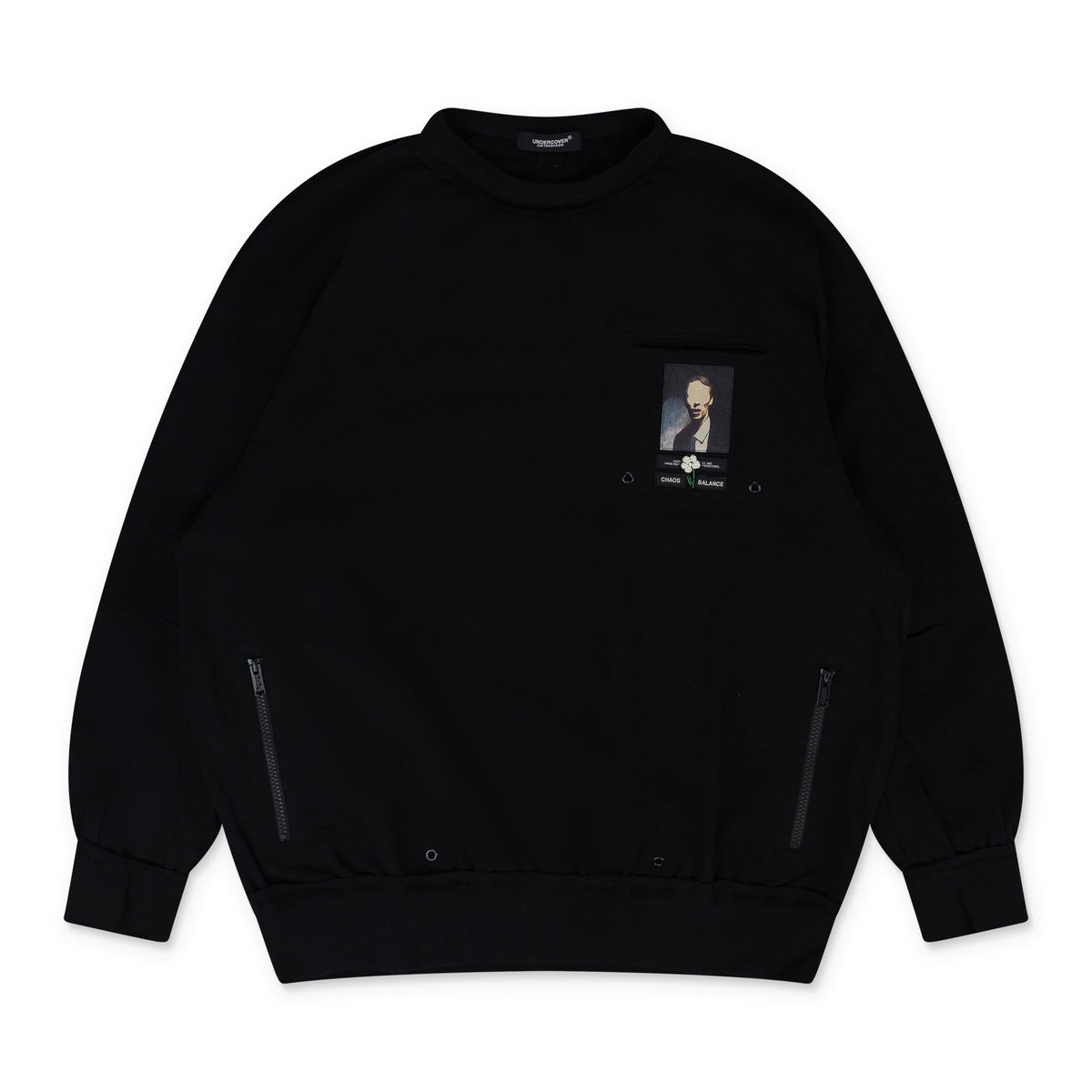 Black Sweatshirt With Pockets