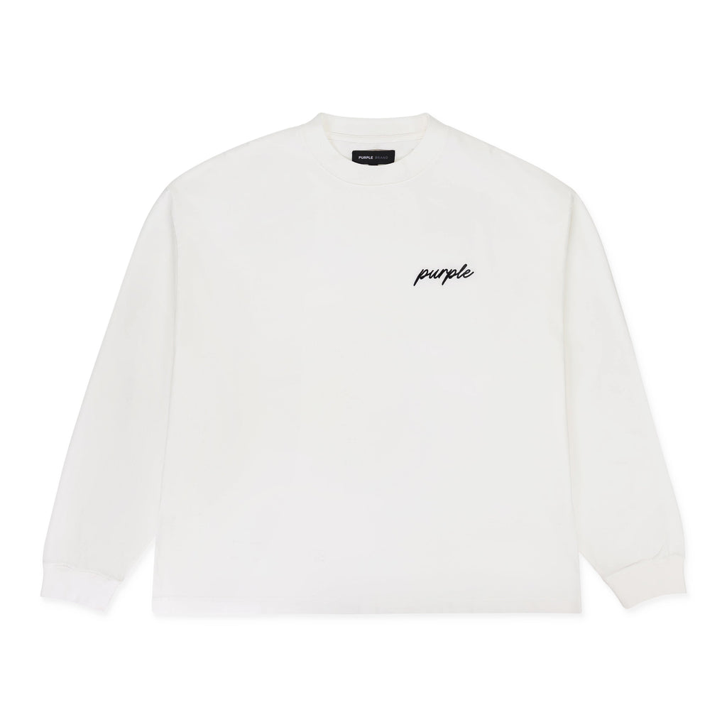 Off White Oversized Long Sleeve T-shirt