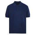 Open-Knit Monogram Jacquard Short Sleeve Polo