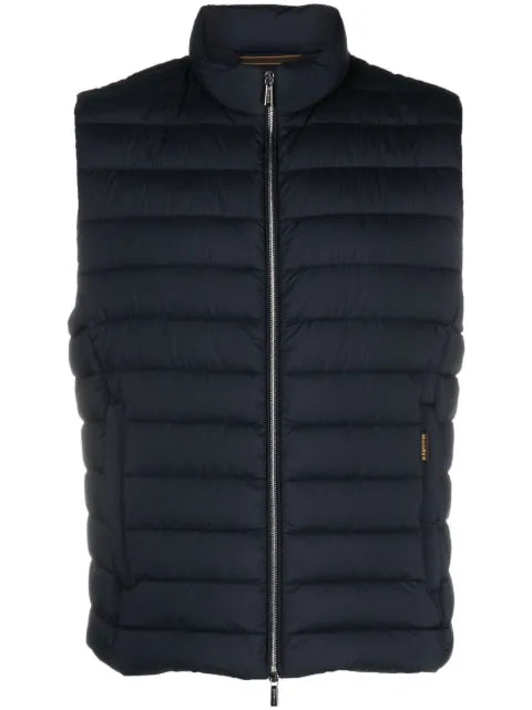 Moorer quilted zipped gilet