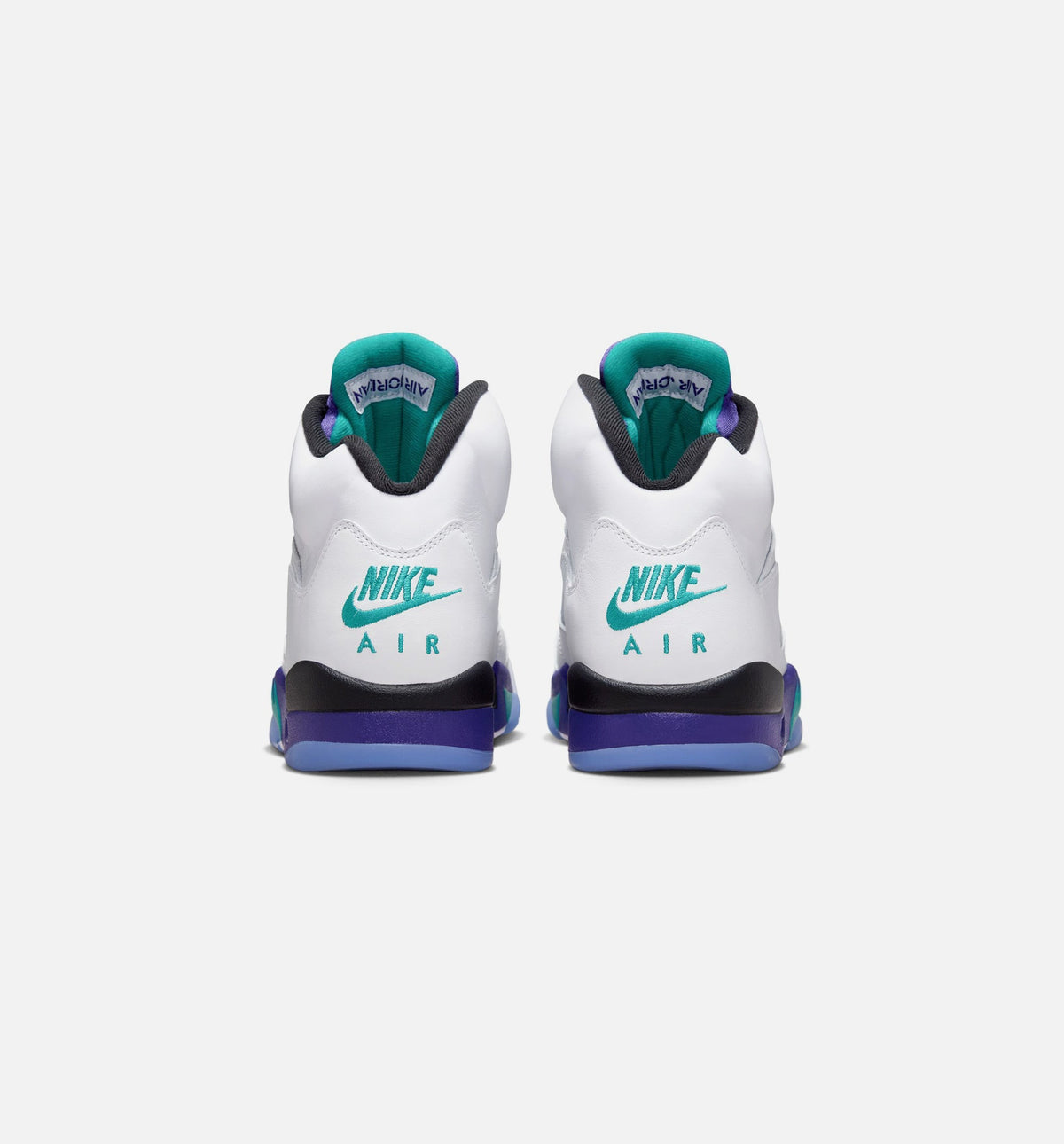 Air Jordan 5 Retro Grape – Men's Lifestyle Shoe | White/New Emerald/Grape Ice/Black