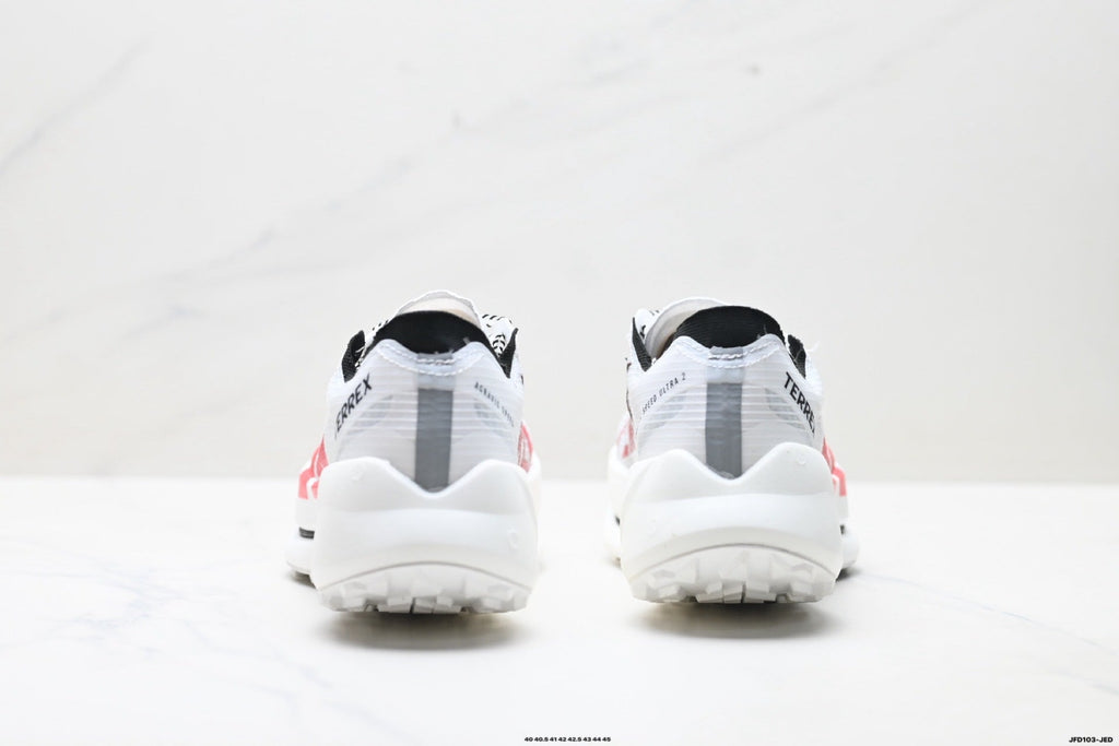 Adidas  Men's Running Shoes #4 - White/Red
