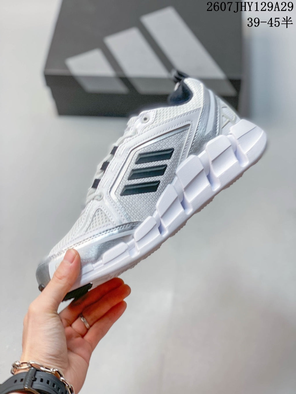 Adidas KK01550 Men's Running Shoes - 4 Colorways incl. White/Grey & White/Grey/Beige