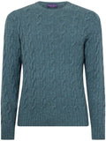 Ralph Lauren Purple Label cable-knit jumper