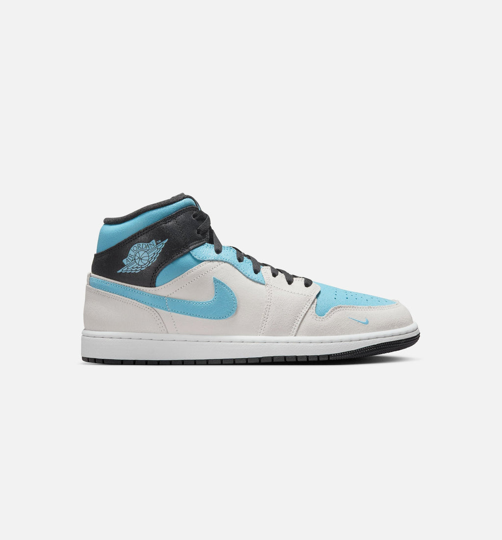 Air Jordan 1 Mid SE – Men's Lifestyle Shoe | Summit White/Blue Chill/Black