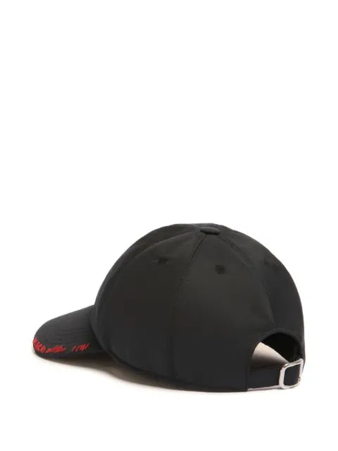 Marni Tafetta baseball cap with embroidery