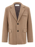 Ferragamo single-breasted flap-pocket blazer