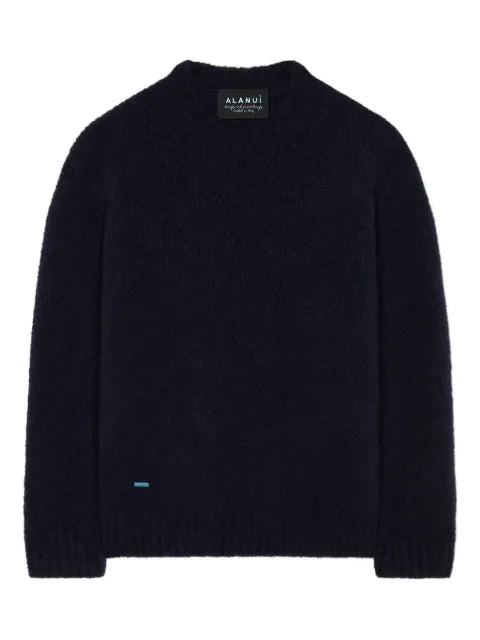 Alanui brushed crew-neck sweater
