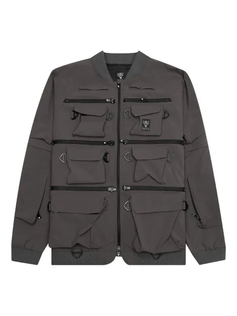 SOUTH2 WEST8 multi-pocket zipped jacket