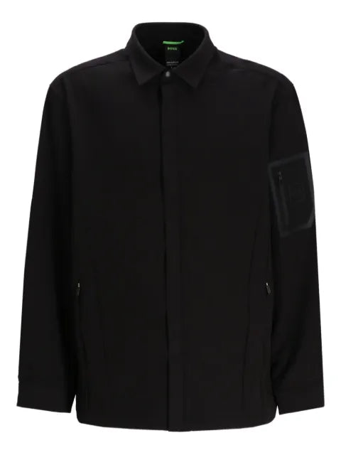 BOSS pocket-detail shirt jacket