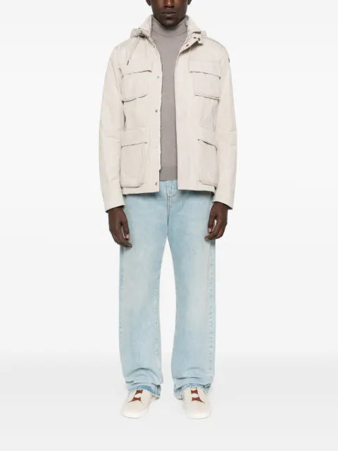 Herno hooded pocket jacket