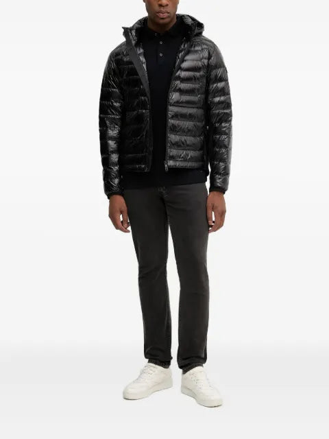 BOSS hooded quilted jacket