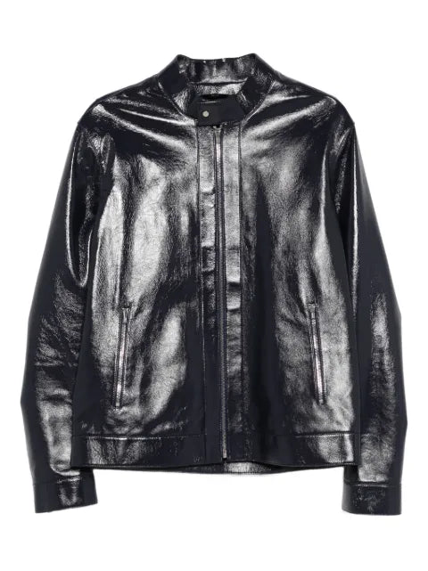 FENDI leather biker jacket
