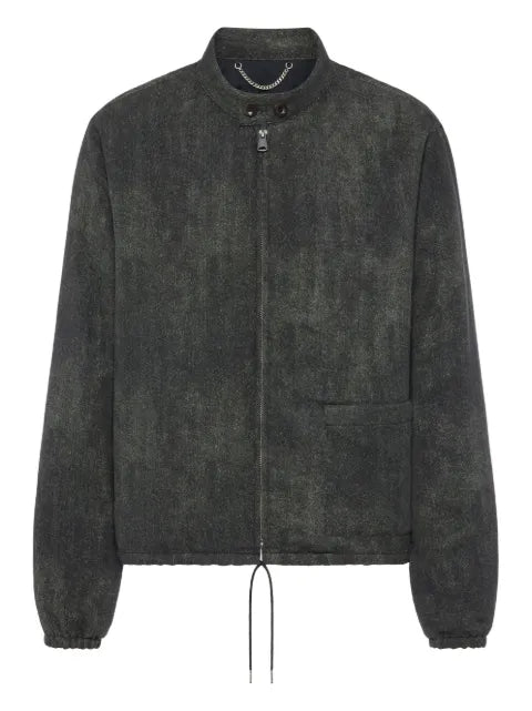 Maison Margiela zip cotton caban jacket