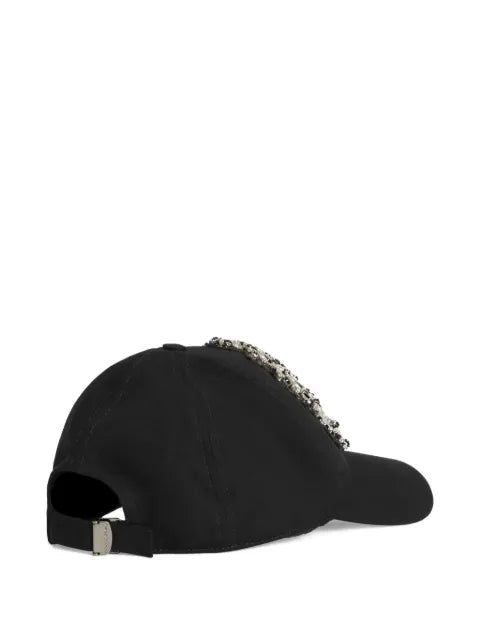 Dolce & Gabbana floral-appliqué baseball cap