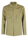 Fortela front-pockets wool shirt jacket