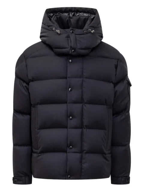 Moncler Maya 70 hooded welt-pocket puffer jacket