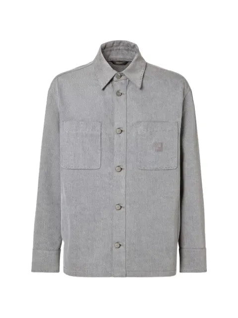FENDI embroidery denim shirt