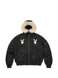 Supreme x Playboy logo-appliqué jacket