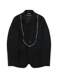 Black Comme Des Garçons zipped jacket