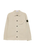 Stone Island 1200012 organic panama cotton old effect overshirt