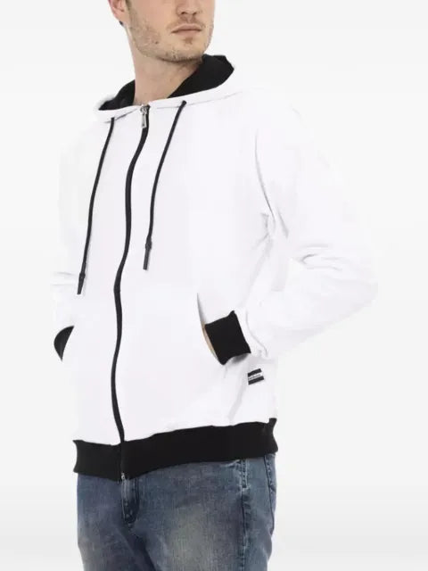 Baldinini logo-print zip-up sweatshirt