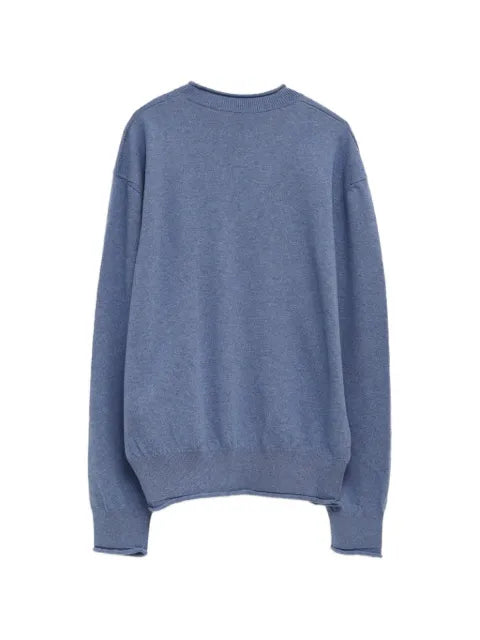 LOEWE Anagram-embroidered rolled-edge sweater