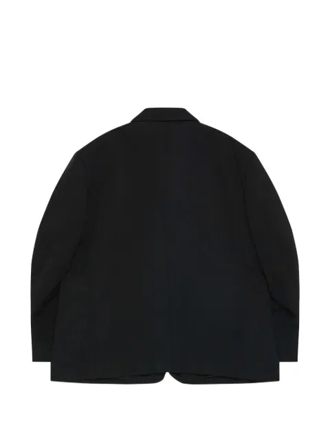 Black Comme Des Garçons single-breasted wool blazer