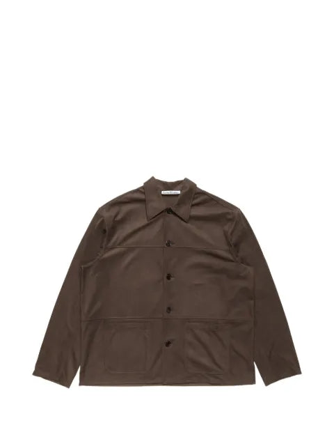 Acne Studios faux suede overshirt