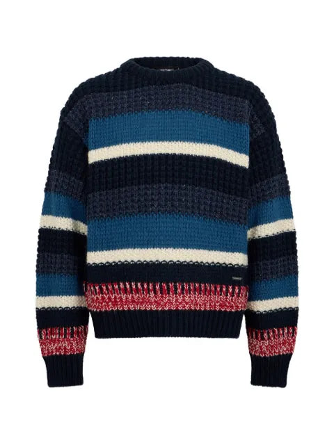 DSQUARED2 Après Ski striped sweater