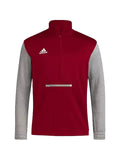 adidas logo-print quarter-zip jacket