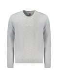 Tommy Jeans logo-embroidered crew-neck sweater