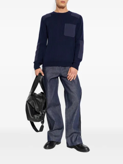 A.P.C. merino wool military sweater