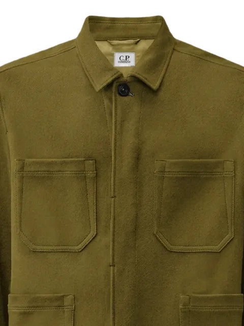 C.P. Company felted wool lens field overshirt