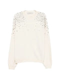 Golden Goose unisex sweatshirt in cotton with embroidered crystals