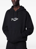 Y-3 logo-print hoodie