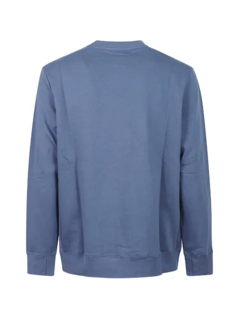 Paul Smith blue organic-cotton Zebra-logo sweatshirt