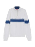 HUGO stripe-detail half-zip sweatshirt