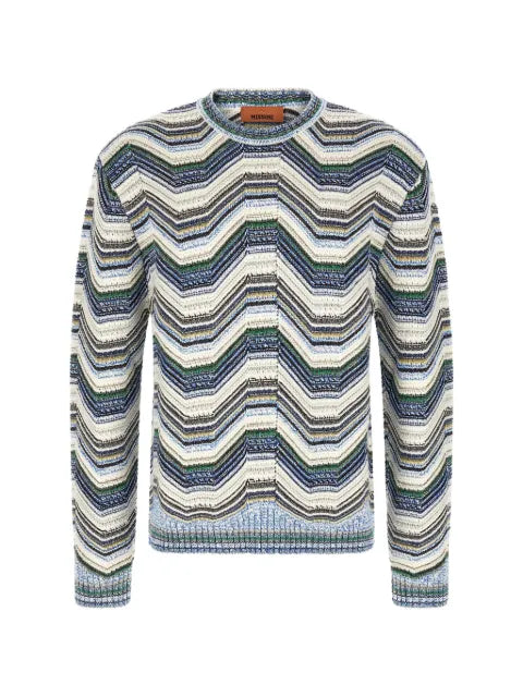 Missoni geometric zigzag sweater