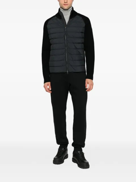 Parajumpers quilted panelled zip up jacket